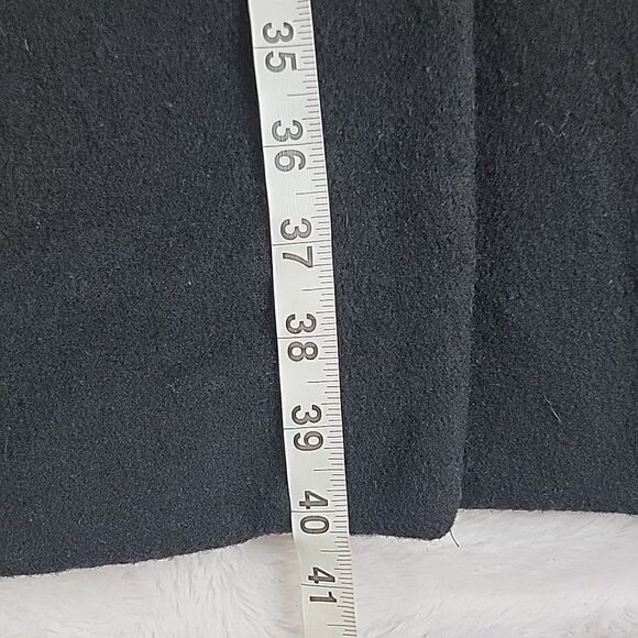 ‎ANNE KLEIN Black Wool Blend Coat [SIZE 10] - Picture 8 of 10